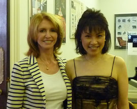 Noriko Ogawa and Jane Asher at Jamie's Concert UK, 2010