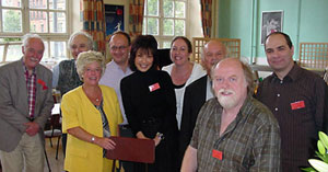 Chetham's Summer Piano Festival 2007 with fantastic faculty members (from left to right) Ronald Stevenson, Yonty Solomon, Susan Batterney, Graham Scott, Noriko, Vanessa Latarche, Bernard Roberts, Peter Donohoe, and Phillipe Cassard