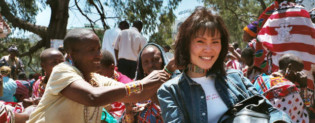 Noriko in Kenya