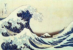 The Great Wave off Kanagawa by Hokusai